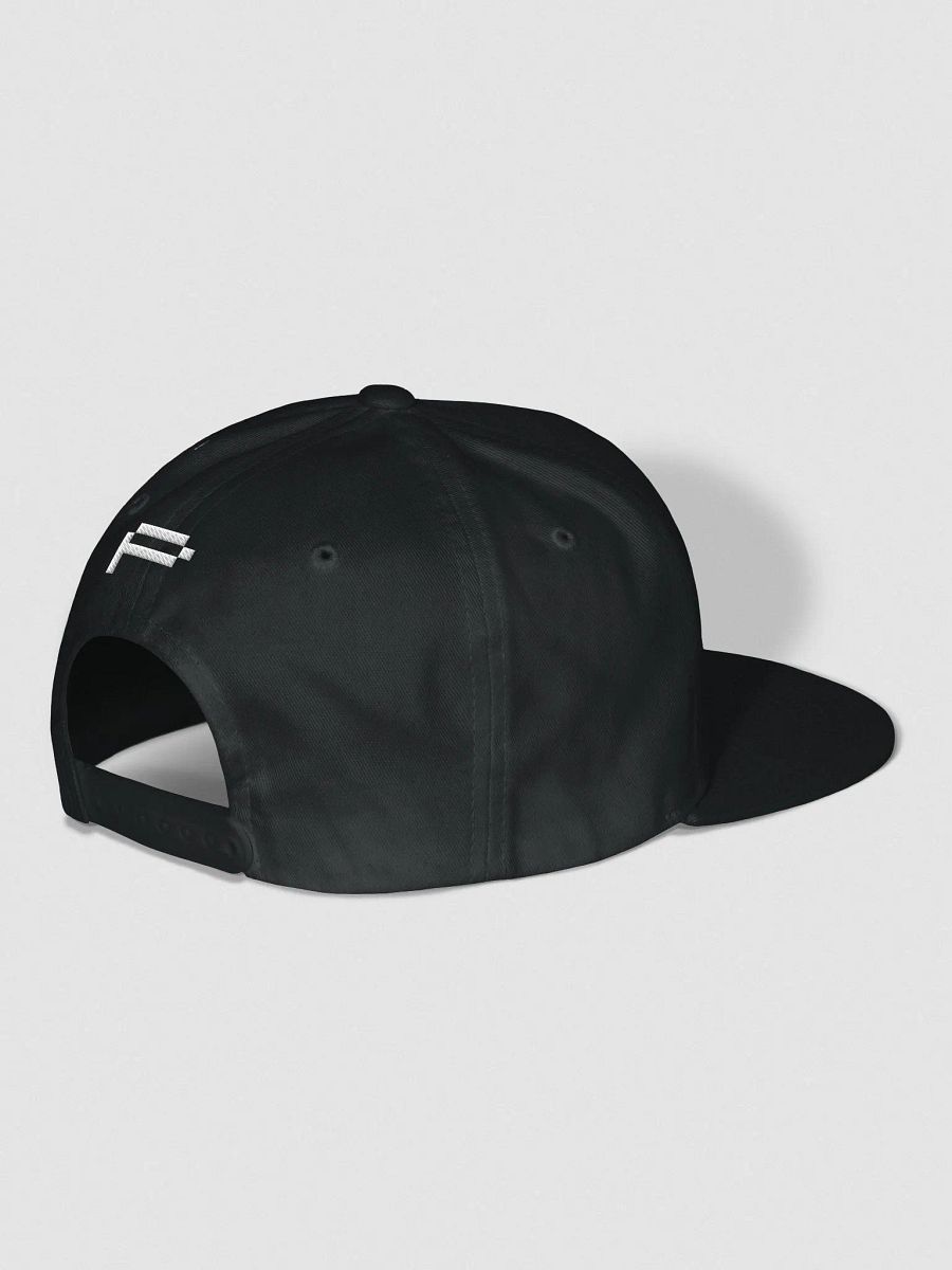 Pix Stitch White Flat Snapback Cap product image (10)