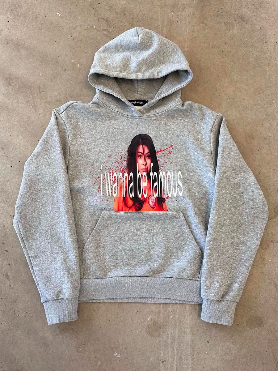 I wanna be famous hoodie product image (1)
