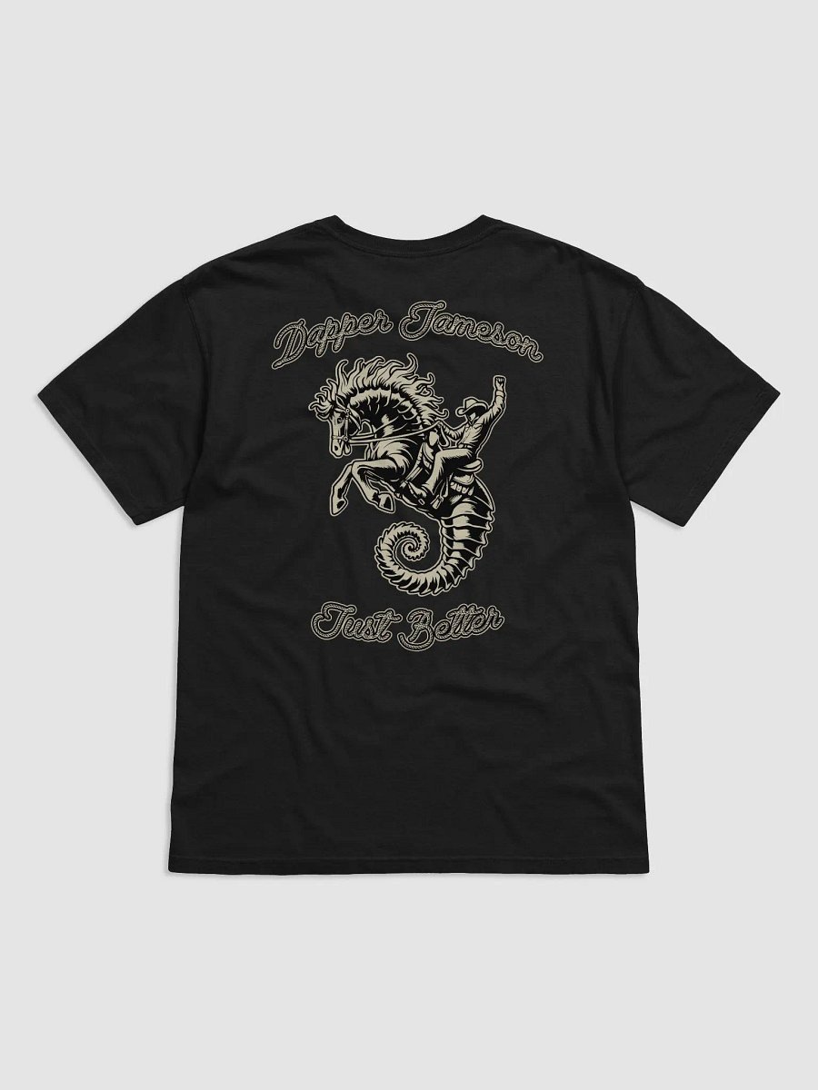 CUHBOY & SEAHORSE T SHIRT (BLACK) product image (2)