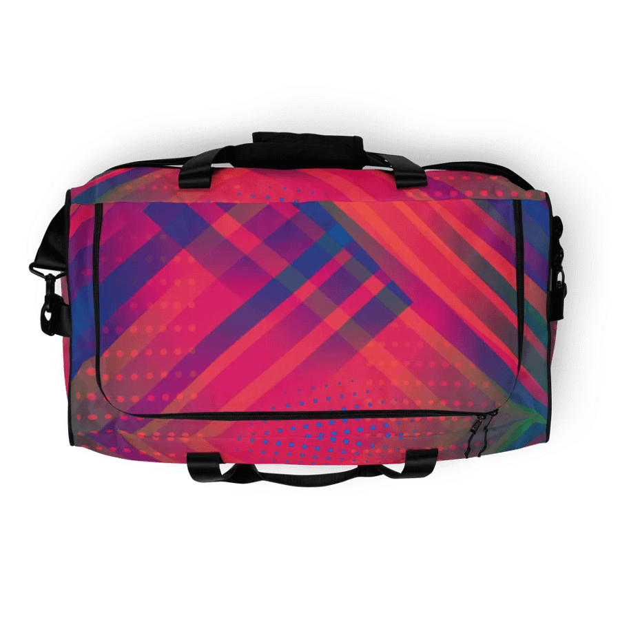 Vibrant Geometry Custom Duffle Bag for travel moms dads friends product image (6)