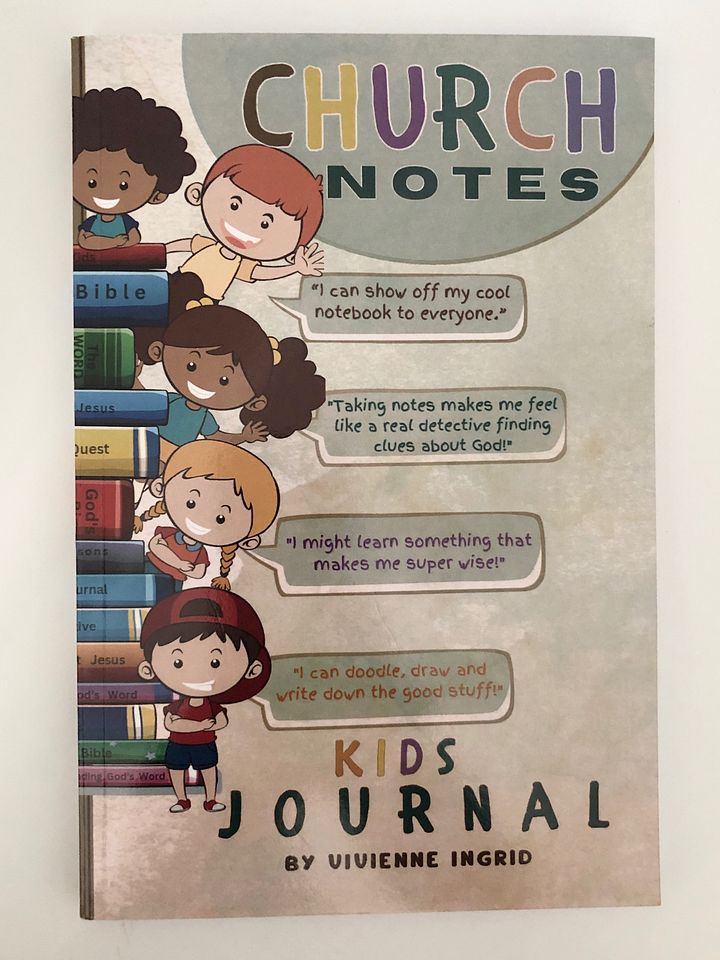 Church Notes Journal. 52 -Week Kids Interactive Notebook Journal product image (2)