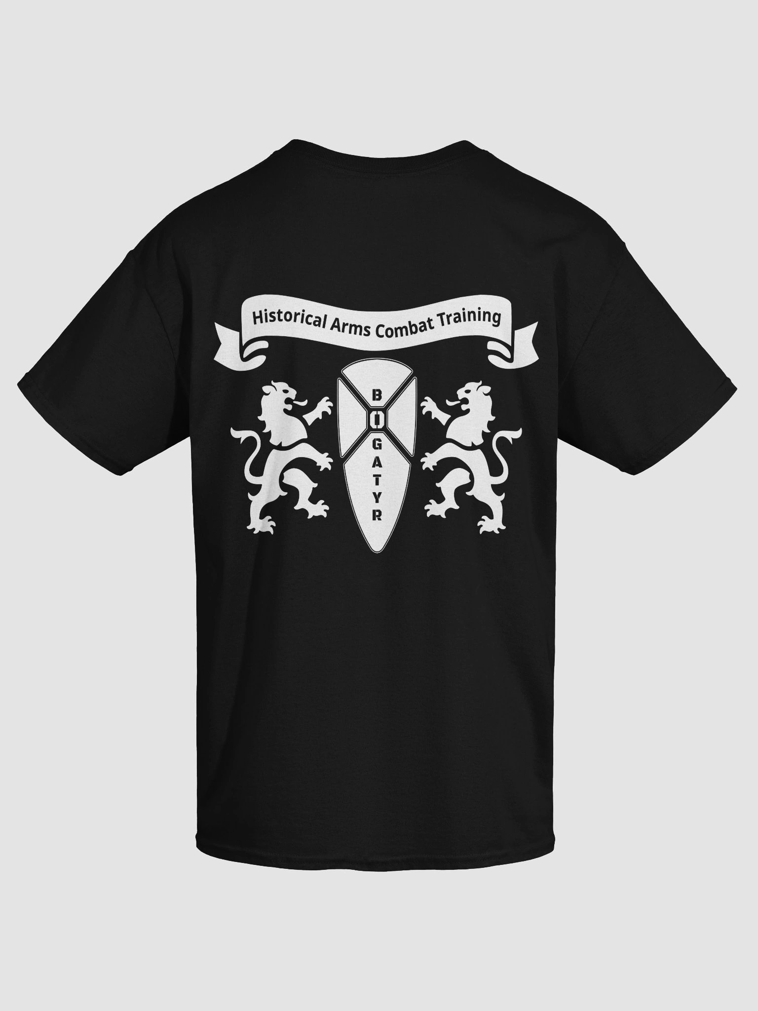 Heavyweight T-shirt - white HACT logo on back product image (3)