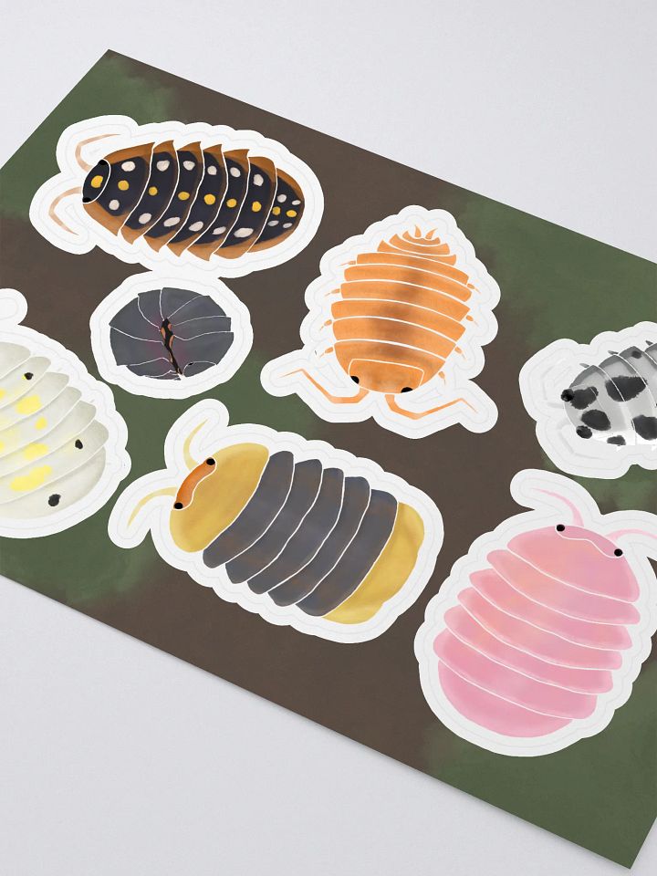 Isopod sticker collection product image (2)