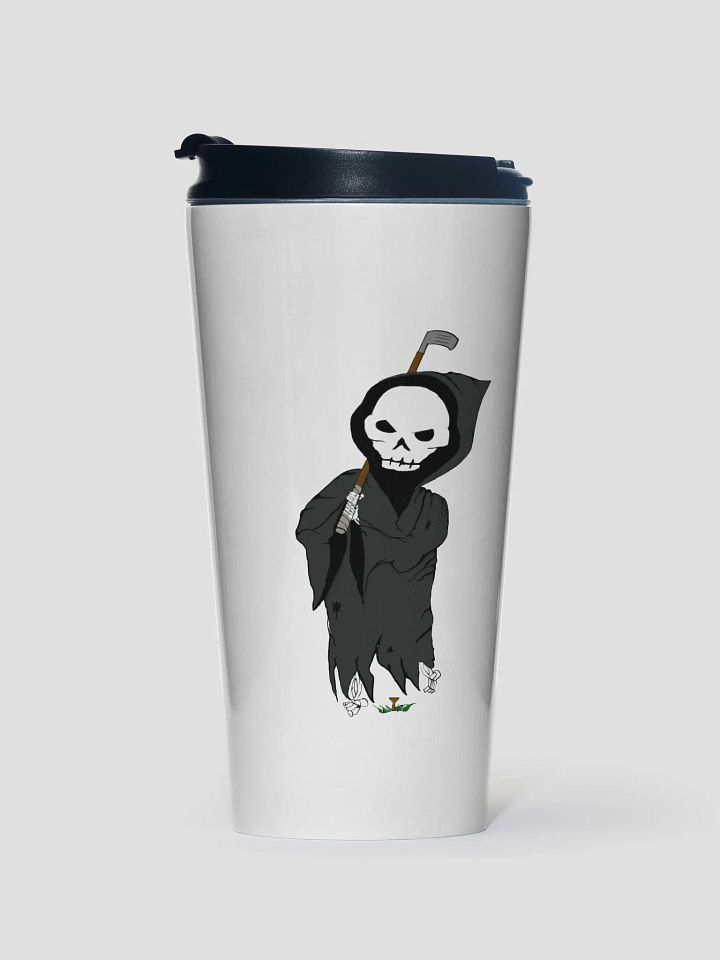 Grim Golfer Stainless Steel Travel Mug product image (1)