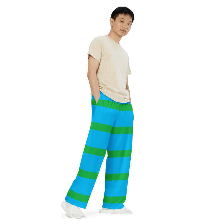 8-Bit Unisex Wide-Leg Pants product image (2)