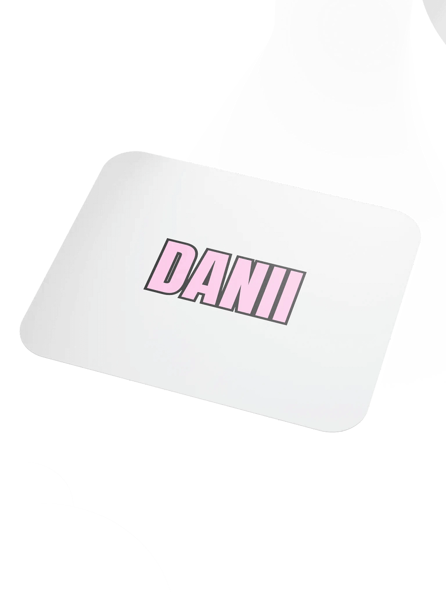 DANII PINK BLACK MOUSE PAD product image (3)