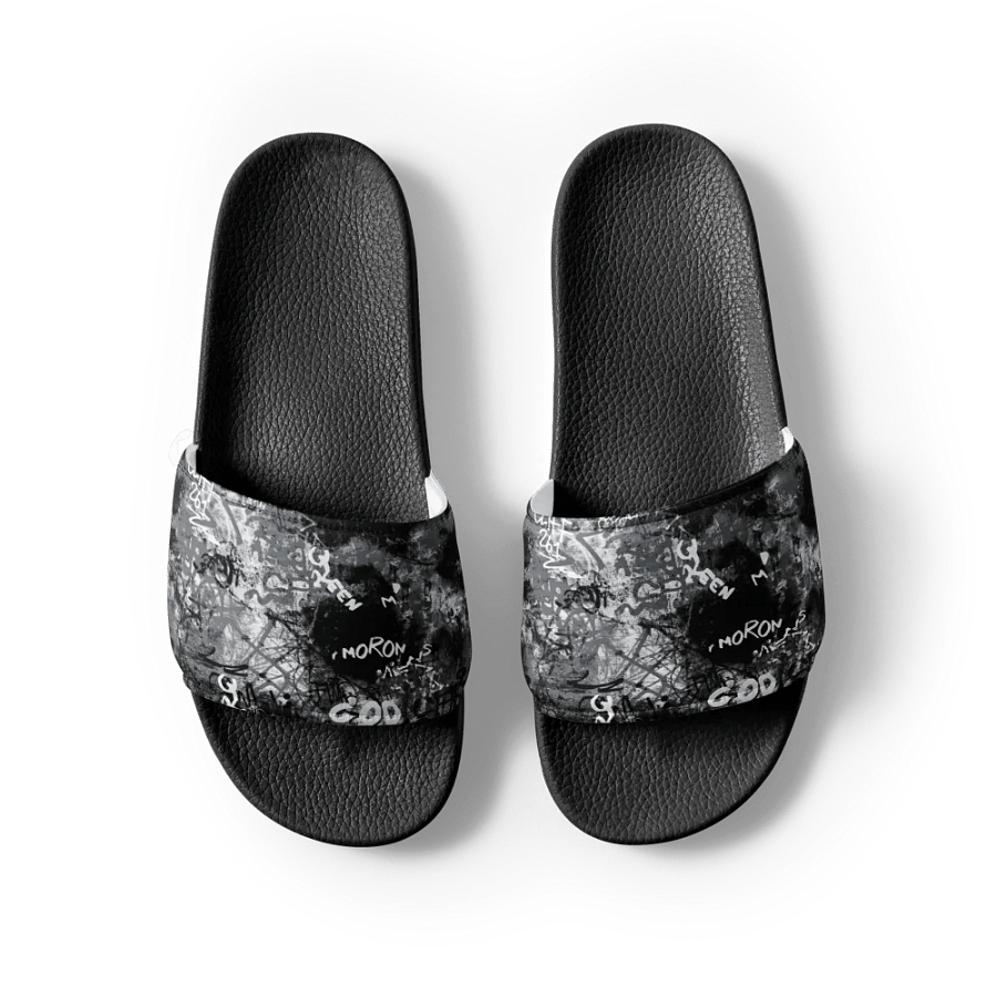 Black and White Graffiti | Men's Slides product image (5)