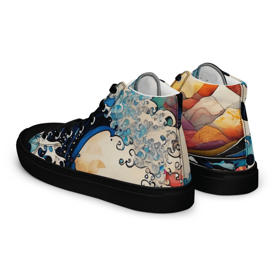Japanese Whimsical Wave High Tops product image (6)
