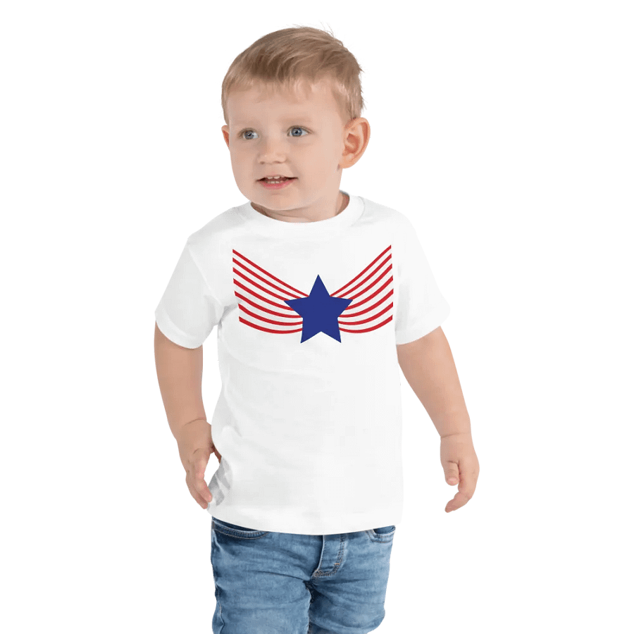 Stars & Stripes Angel Wings Toddler Tee product image (3)