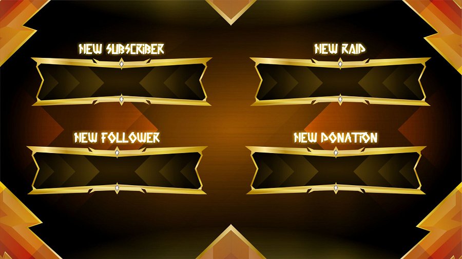 Sunset Stream Overlay Package product image (5)