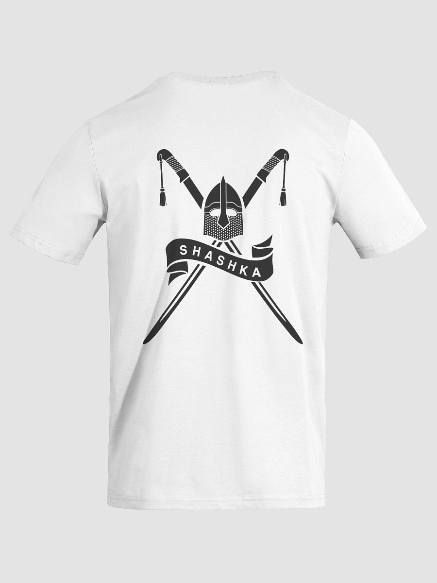 Organic Cotton T-shirt - black shashka on back product image (5)