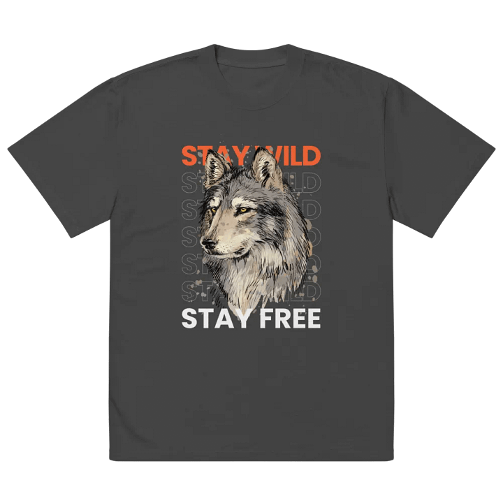 Wild Wolf Graphic Faded T-Shirt product image (5)