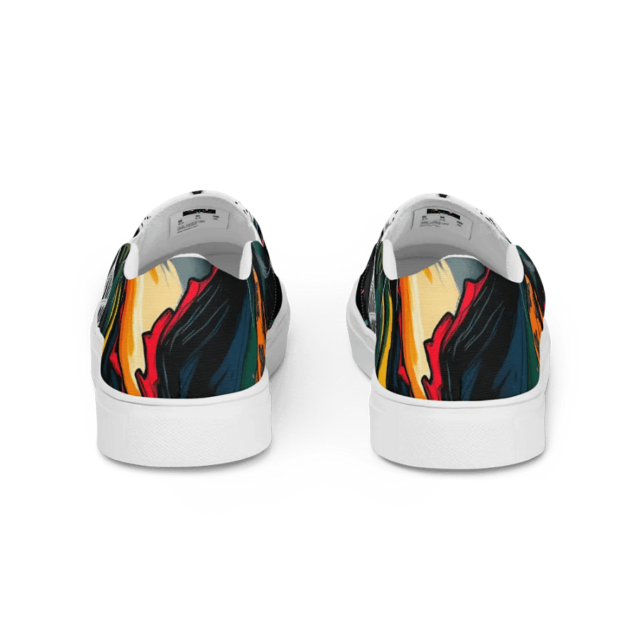 Women's Mysterious Feline Canvas slip on shoes product image (4)