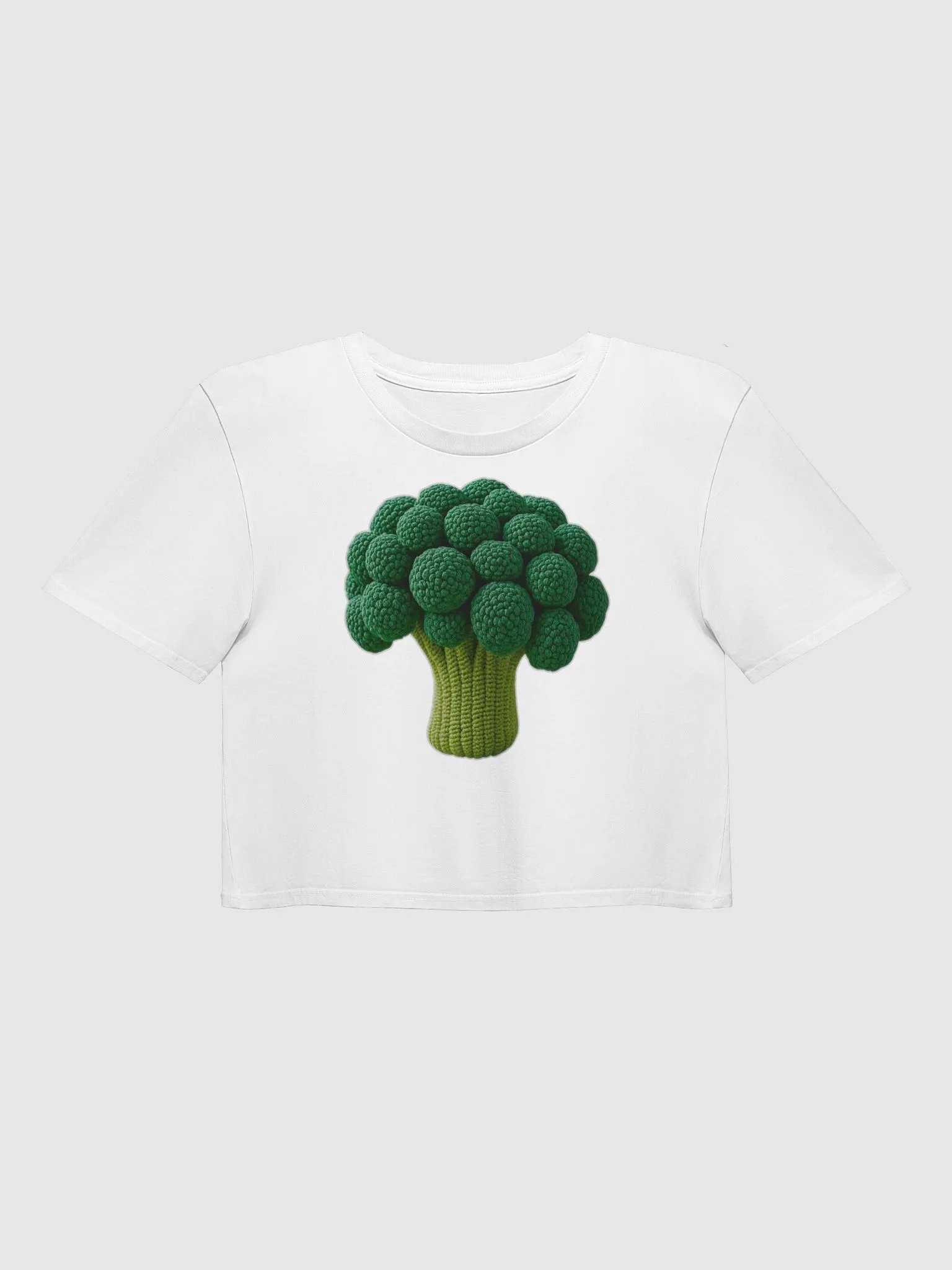 CozyAvocado Women's Premium Broccoli Crop Top #8 product image (1)