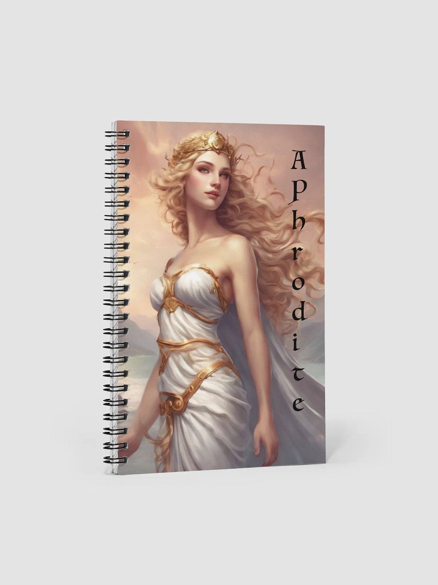 Greek Goddess Aphrodite Spiral Notebook product image (1)