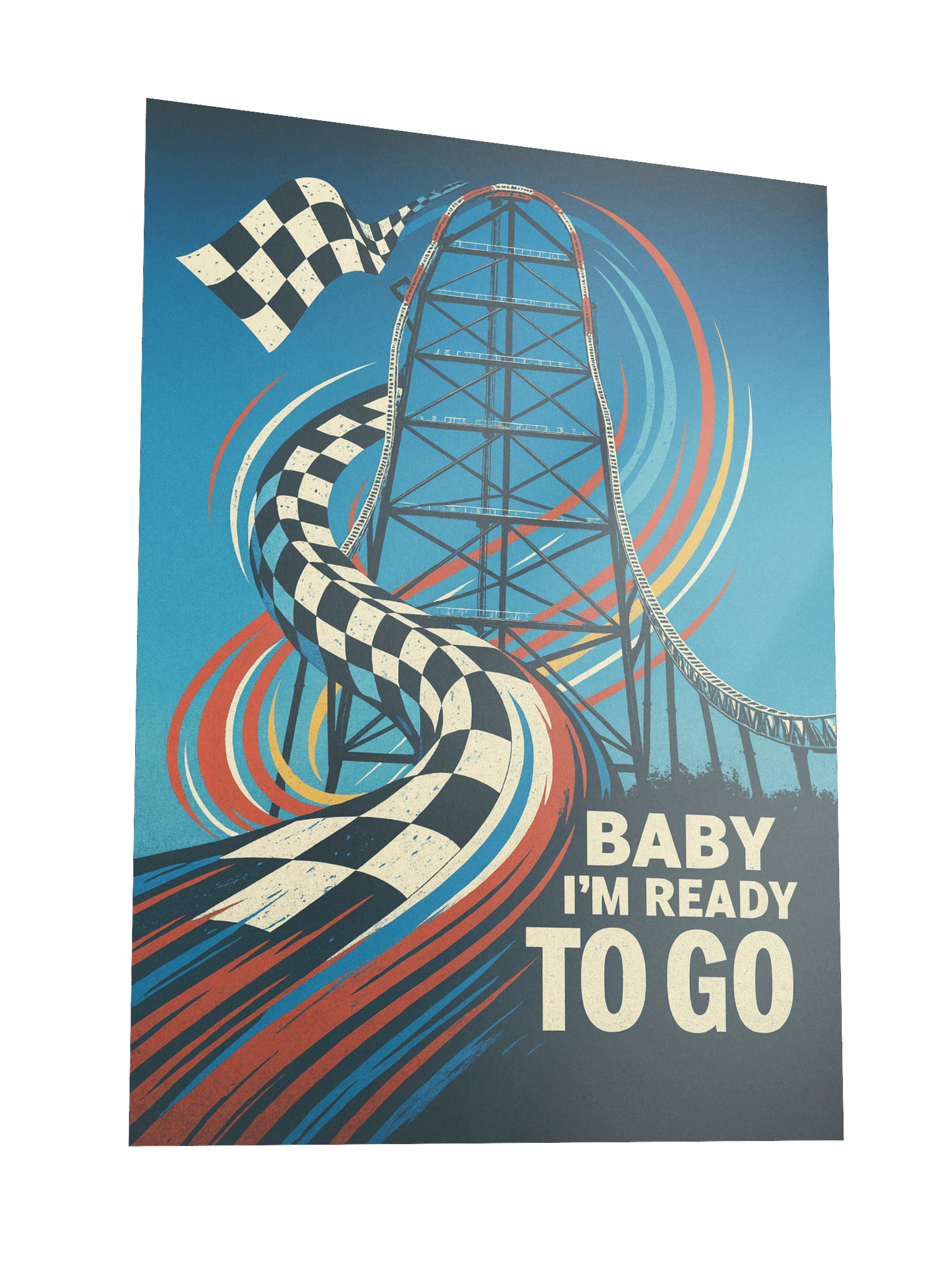Baby I'm Ready To Go - CP Racing 18x24" Poster product image (3)