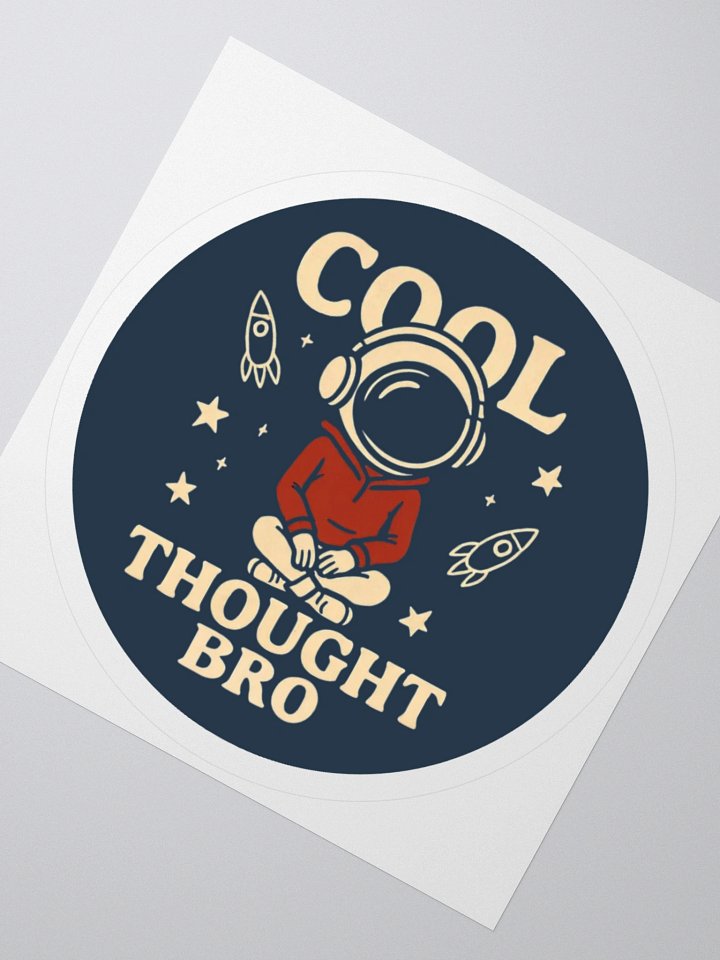 Cool Thought Bro Sticker product image (1)