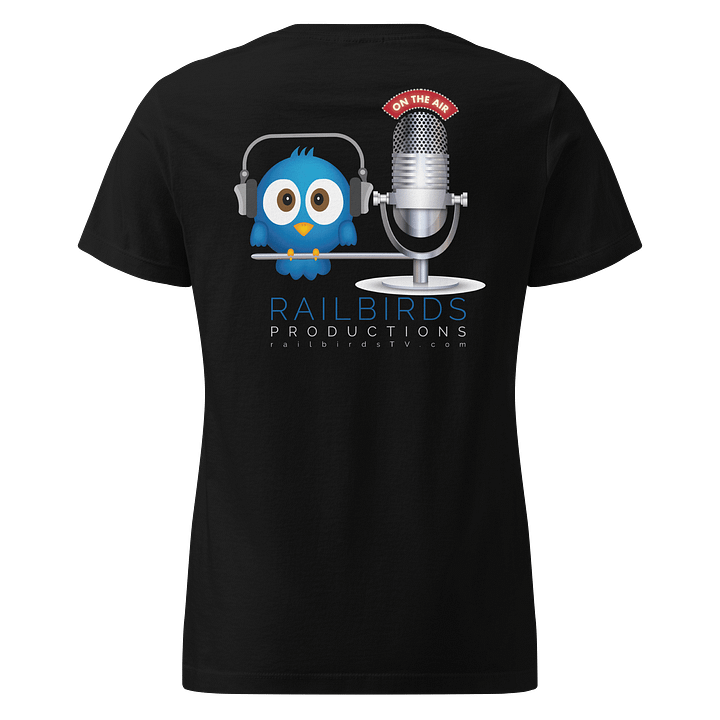 Women's Black Railbirds Fitted Tee product image (2)