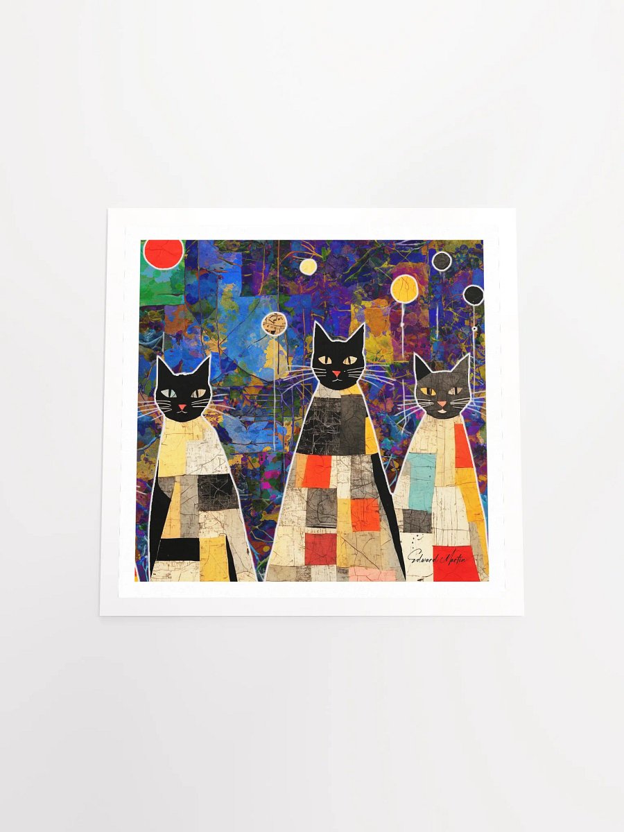 Enchanting Calicos A Whimsical Cat Kaleidoscope product image (5)