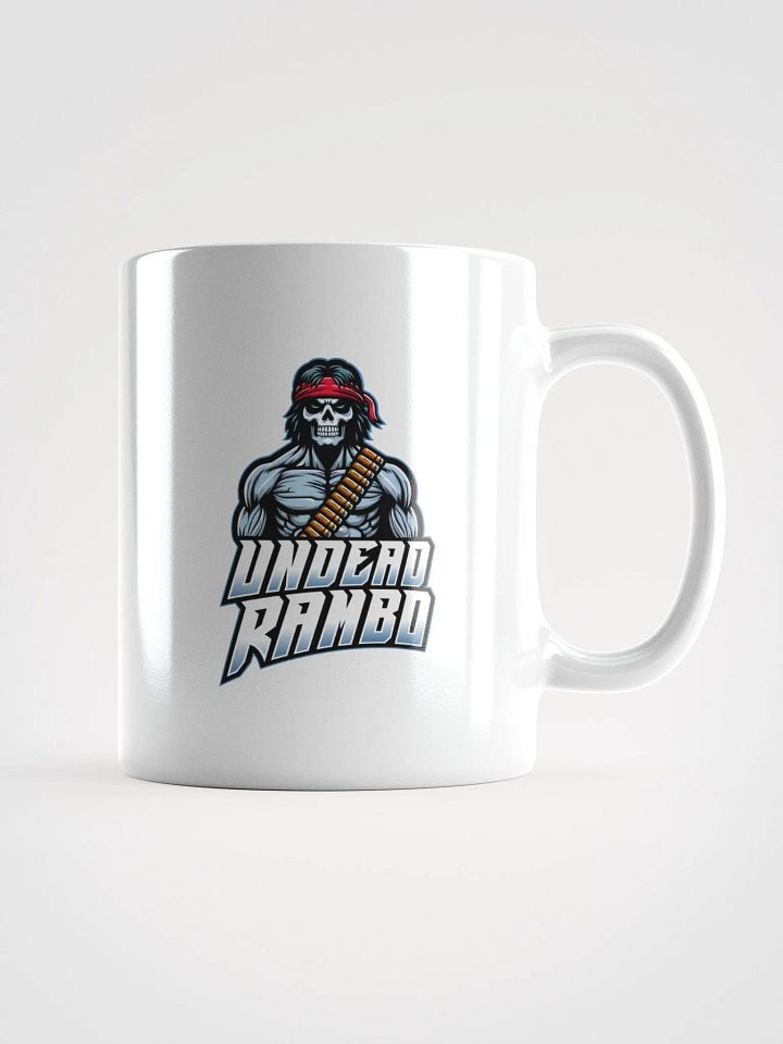 Undead Rambo Regular Style Coffee Mug (colored Logo) product image (1)