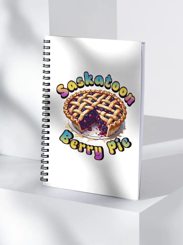 Saskatoon Berry Pie Spiral Notebook product image (1)