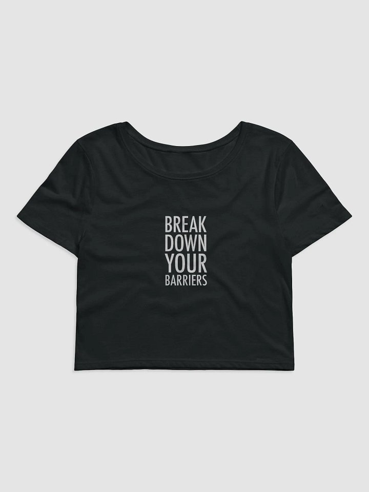 Break Down Barriers Crop Tee product image (1)