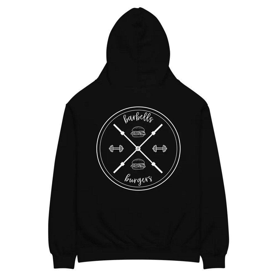 Barbells & Burgers X Emblem Unisex Hoodie product image (2)