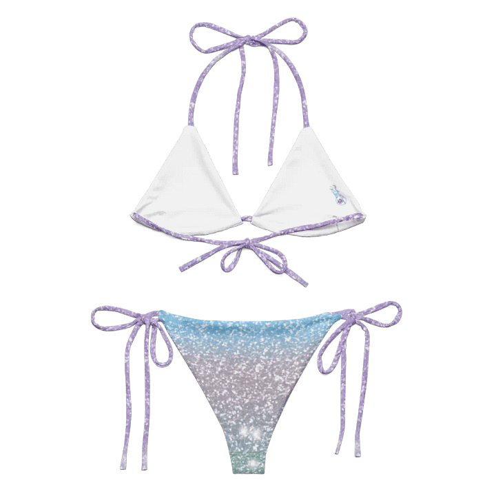 Glitter Unicorn Texture Design String Bikini (6) product image (2)