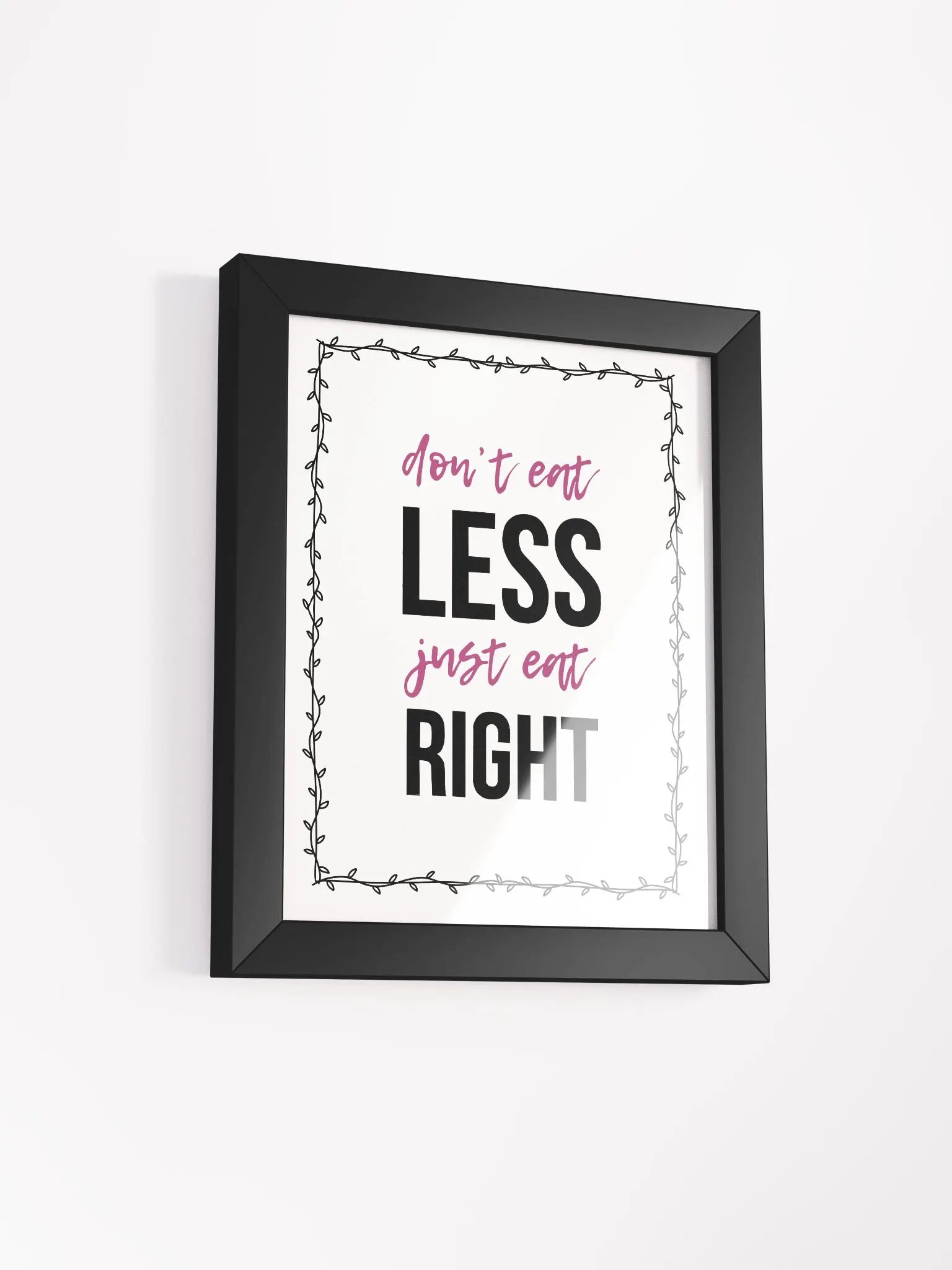 Don't Eat less-Framed Matte Poster product image (3)