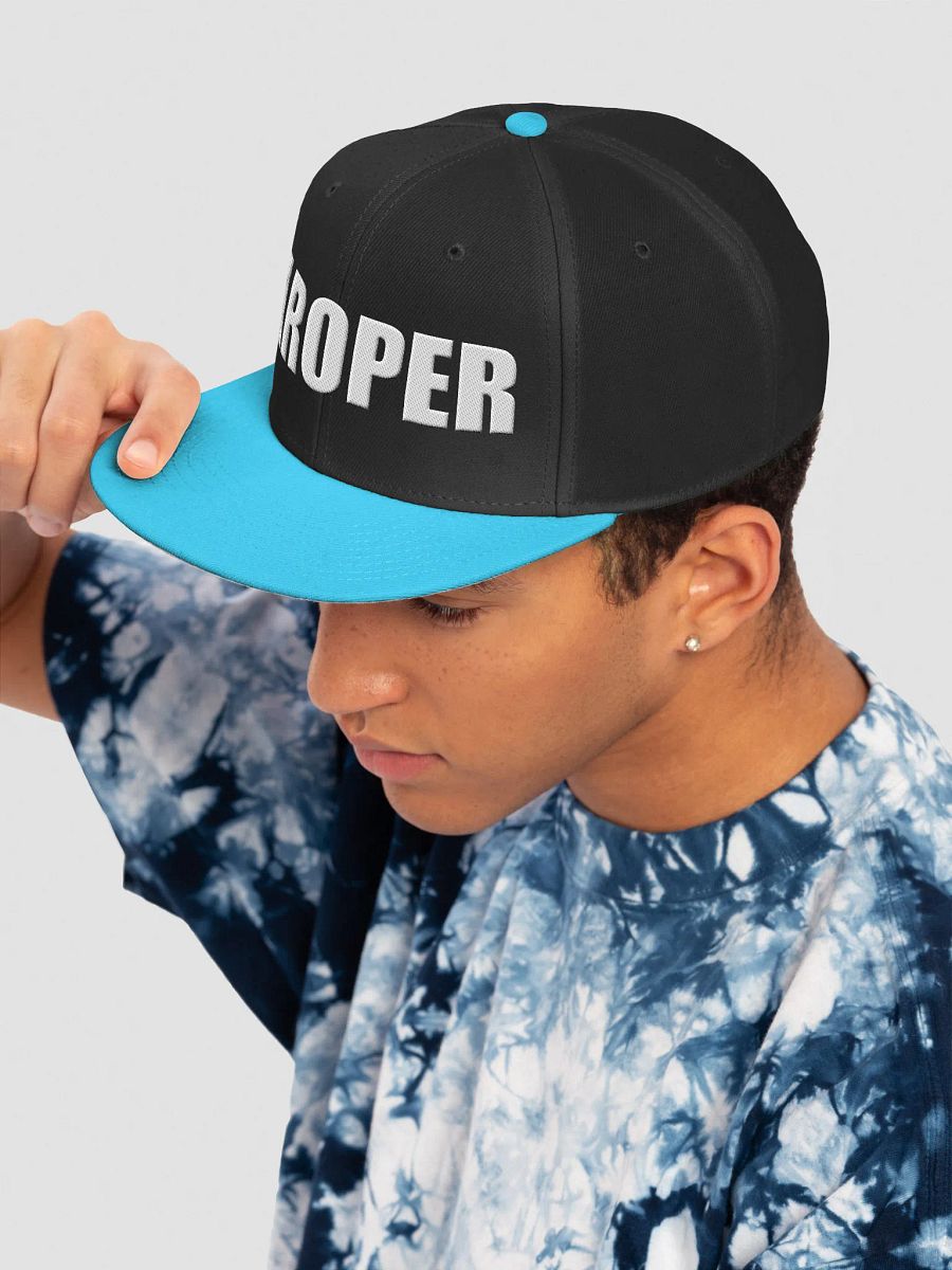 Saroper Flat Snapback Cap product image (74)