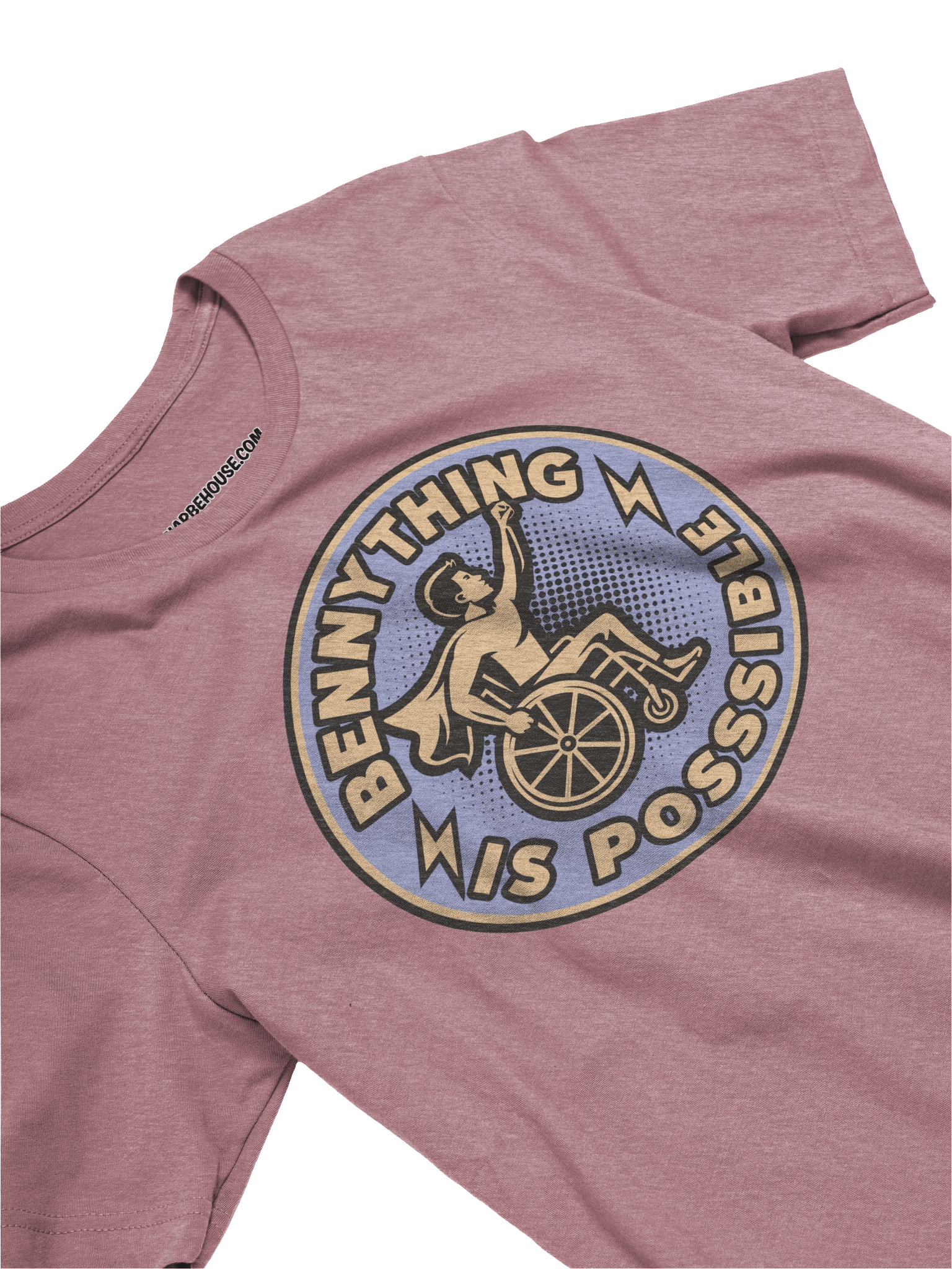 BENNYTHING Is Possible Light Logo Canvas T-Shirt [Unisex] product image (33)