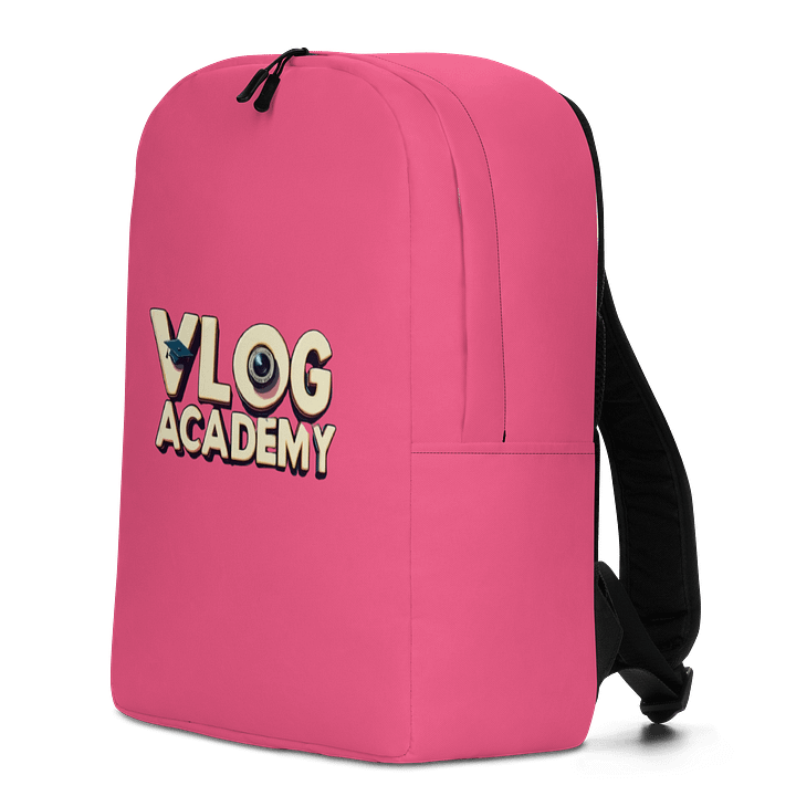 Vlog Academy All-Over Print Minimalist Backpack product image (2)