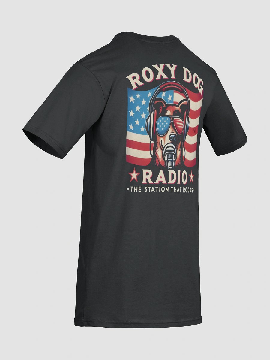 Roxy Dog American Flag Custom T-Shirt product image (8)