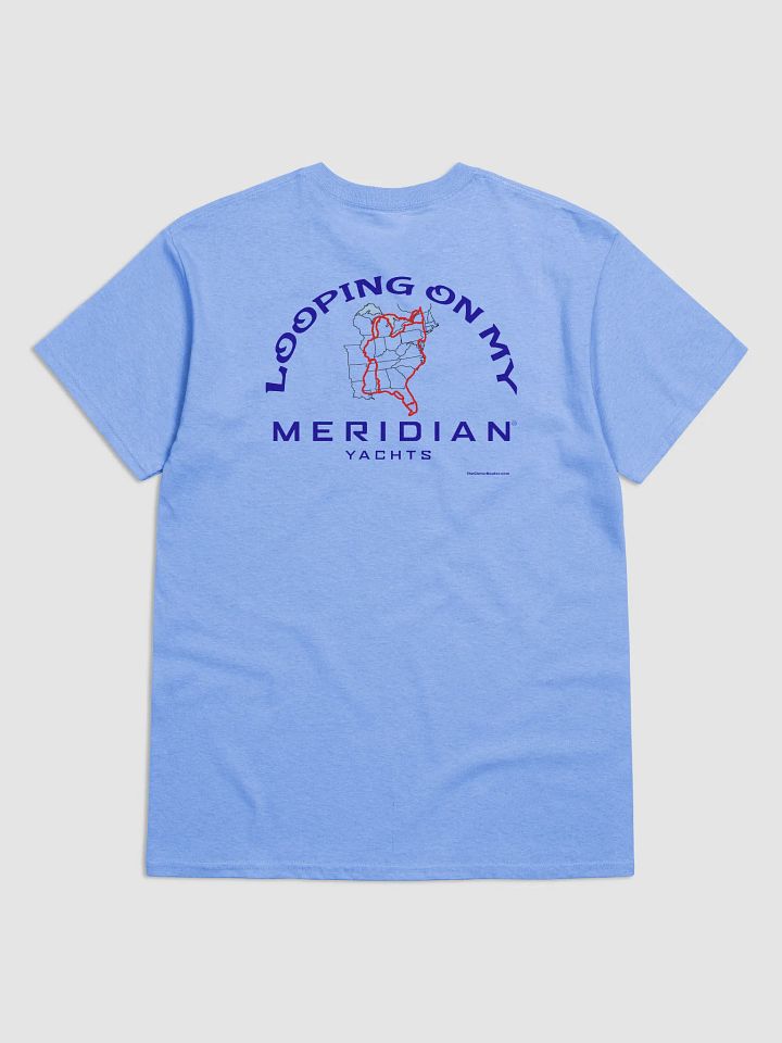 Looping On My Meridian - T-Shirt - Light Shirt w/Blue Logo product image (1)