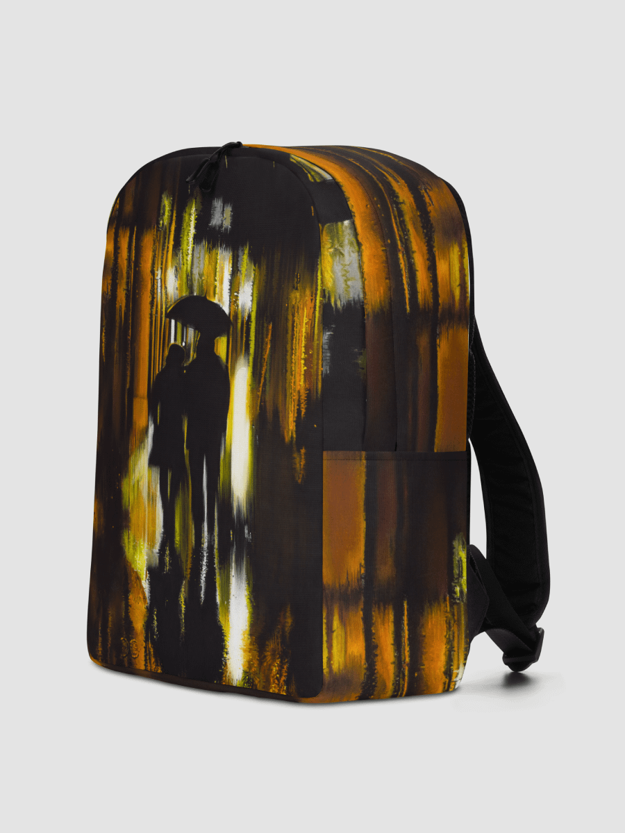 Rainy Street Scene Minimalist Backpack product image (3)