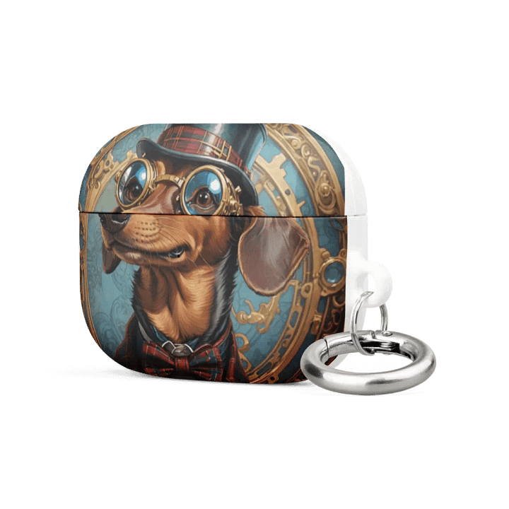 Steampunk Dachshund All-Over Print AirPods® Case product image (9)