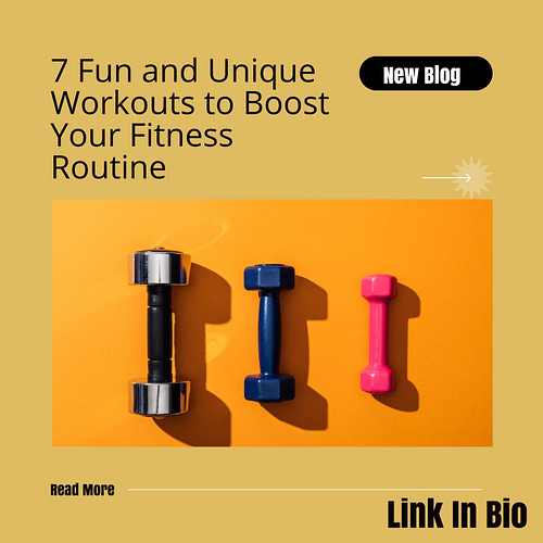 🚀 Shaking up your fitness game? Check out my latest #blogpost for 7 Fun & Unique Workouts that'll revitalize your routine! 💪 ...