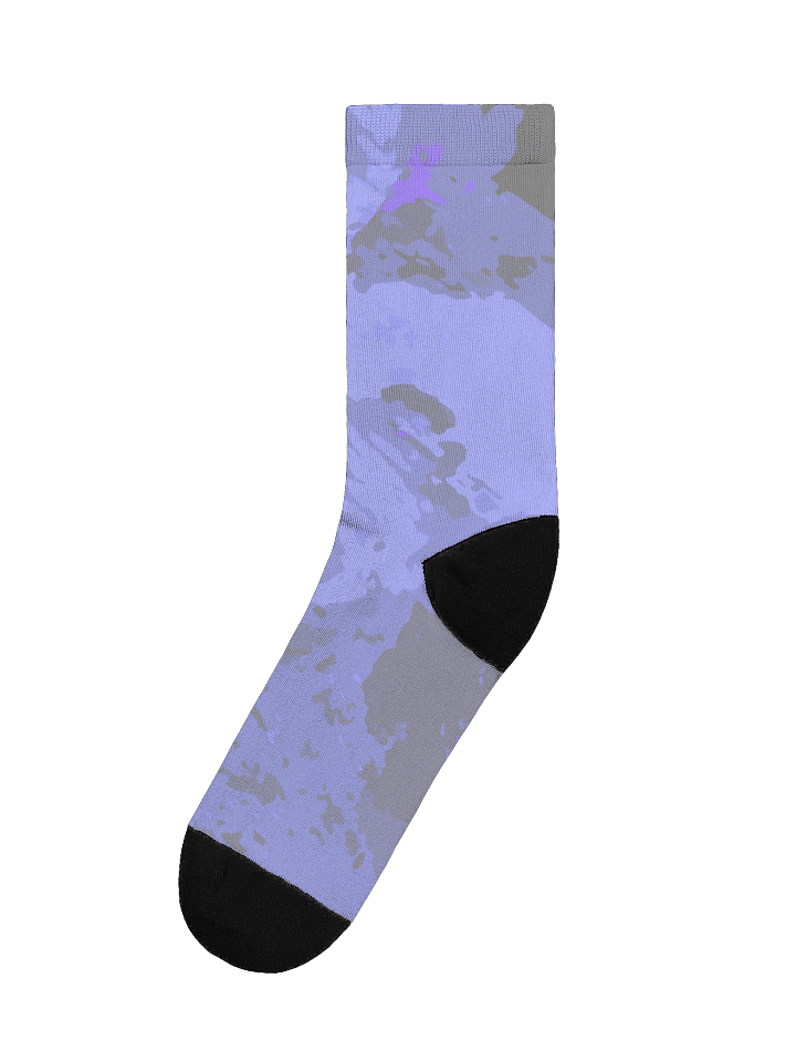 Light Marine Blue EcoArt Crew Socks product image (1)