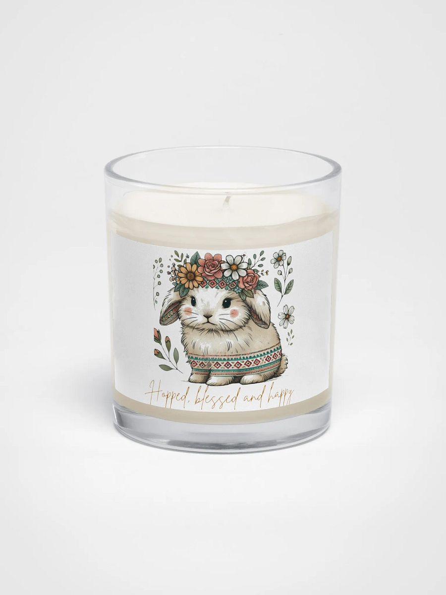 Floral Rabbit Bliss Soy Wax Candle product image (1)