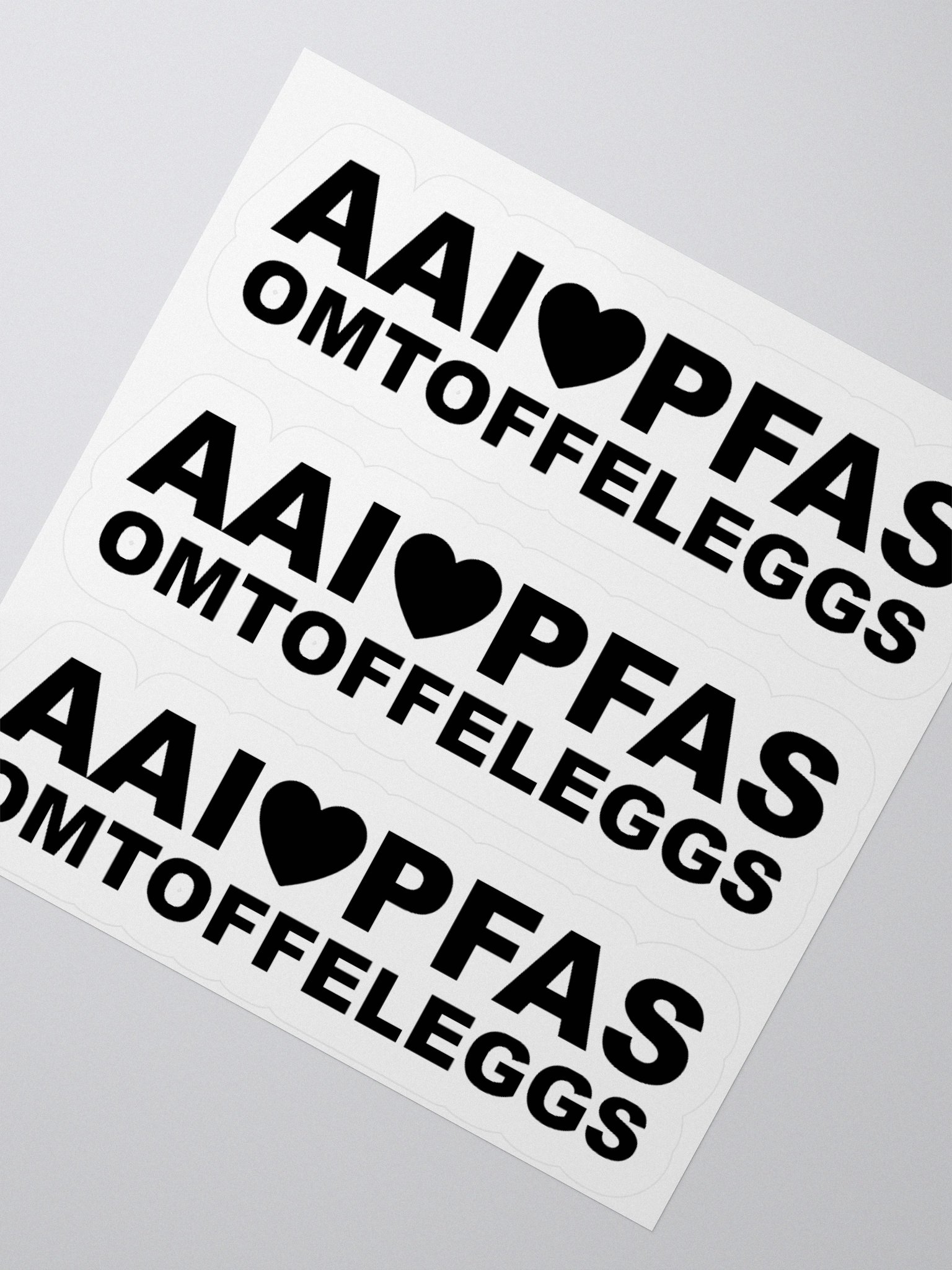 Aai love PFAS - Stickers product image (5)