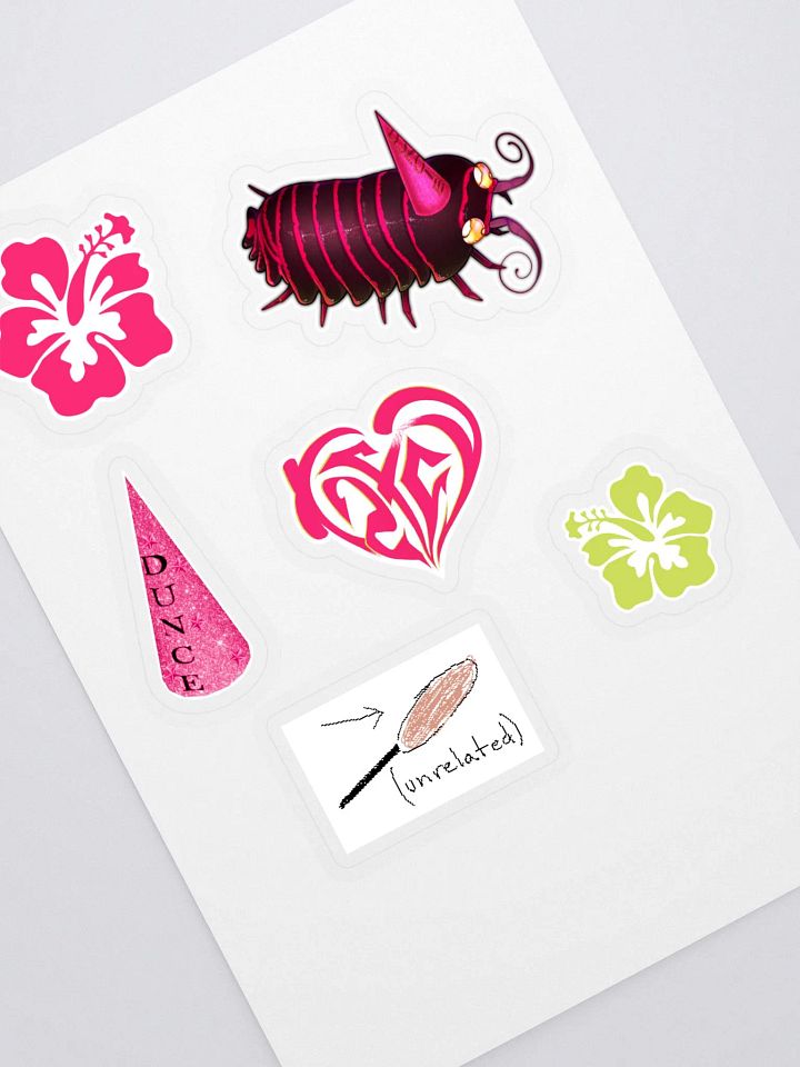 taffy sticker sheet product image (2)