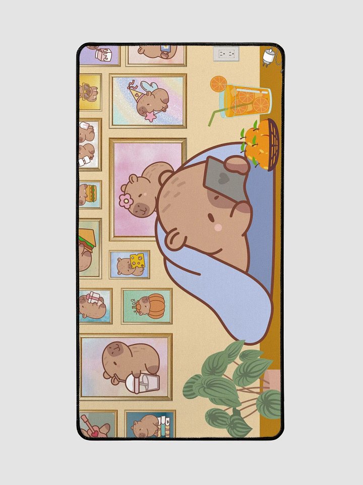 Cozy Capybara Desk Mat product image (2)