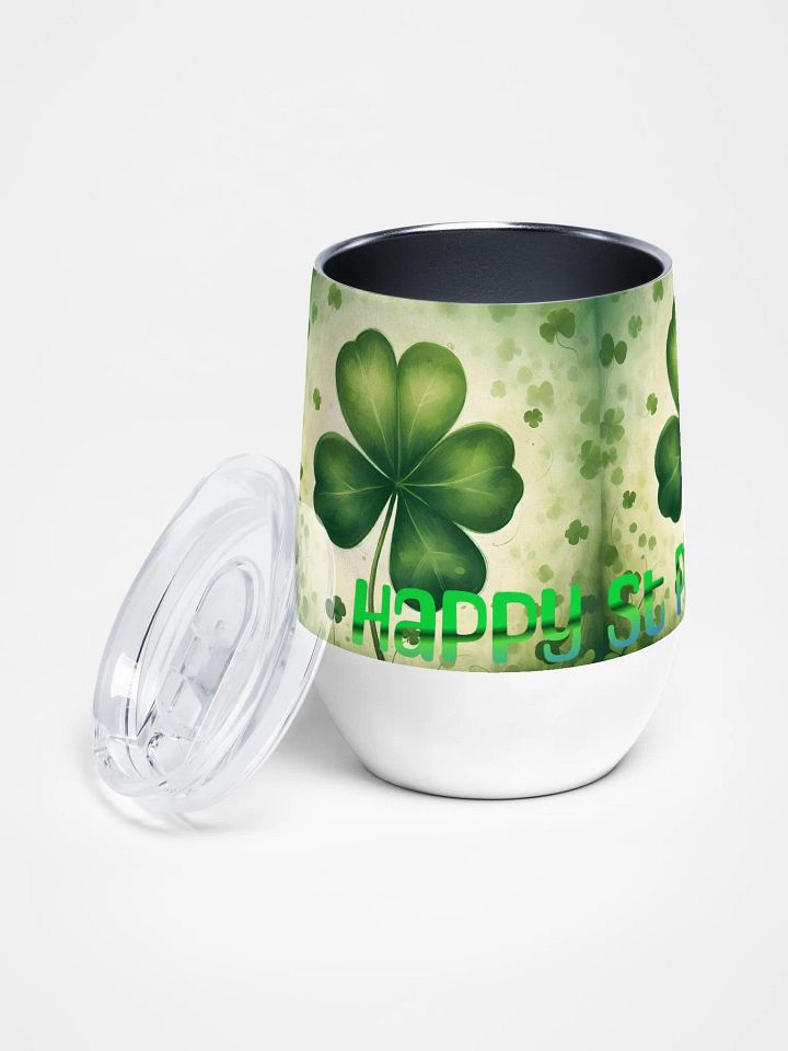 St Patrick’s Day Wine Tumbler product image (2)