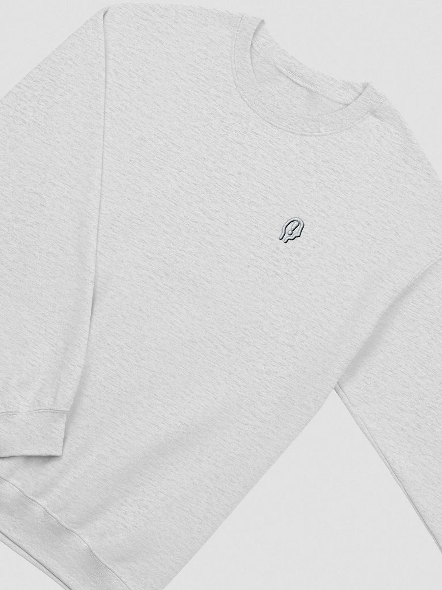 EXCLAIMING MENTALLY (L.C. grey and white design) embroidered crewneck product image (21)