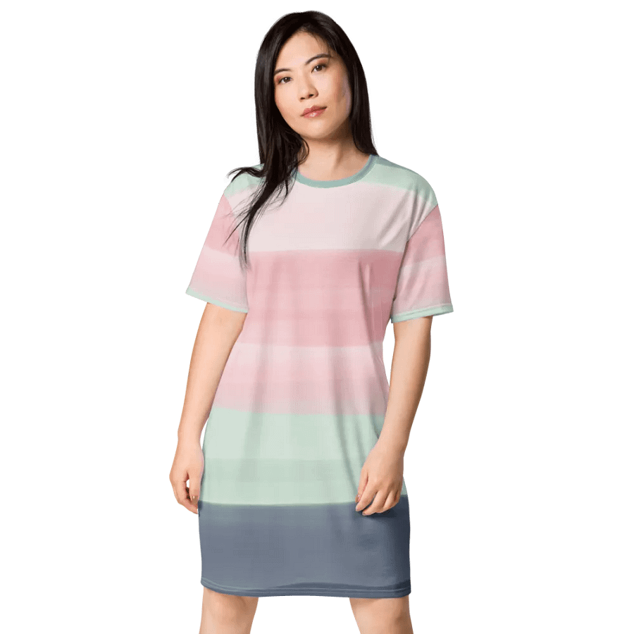 All-Over Print T-Shirt Dress product image (1)