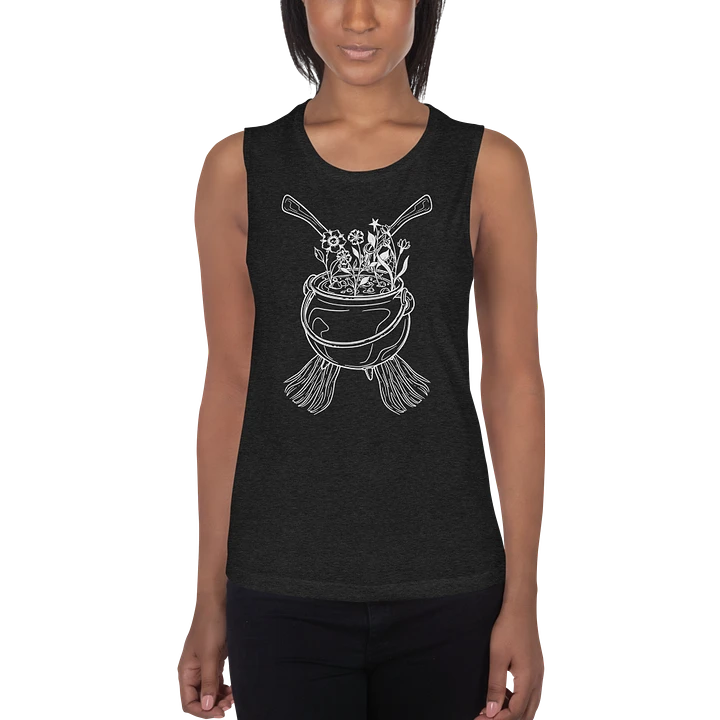 Henbane Coven Crest Bella+Canvas Women's Flowy Muscle Tank product image (2)