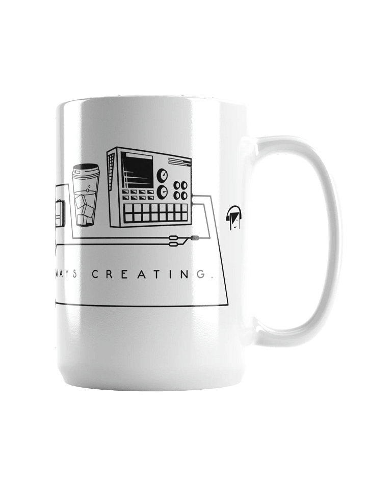 Always Creating: the Production Process 15 oz. mug product image (1)