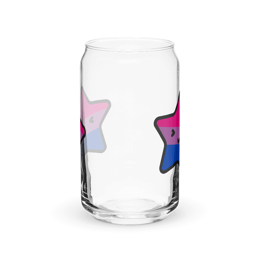 Can-shaped Lucy Bi Pride glass product image (2)