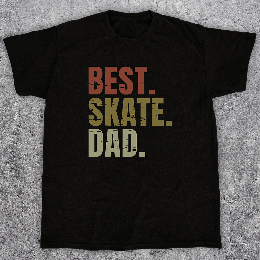 Best skate dad, Skateboarding t-shirt for dad, Fathers day product image (1)