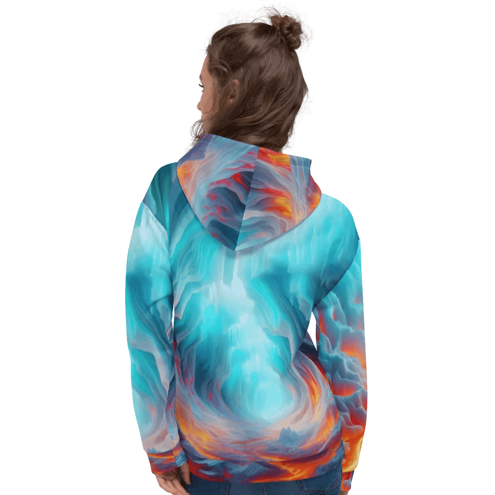 Fire and Ice - Erupting Lava Under Ice #18 product image (9)